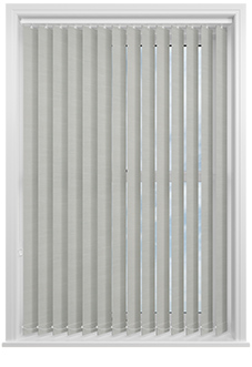 Solento (Blackout), Crisp Grey - Vertical Blind